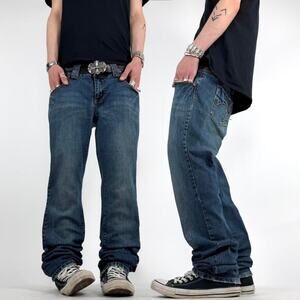 Vintage y2k rare archive faded bootcut lowrise grunge skater jeans
